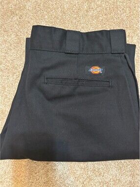Dickies 874 Original Fit Men's Work Pants Black Twill Size 34